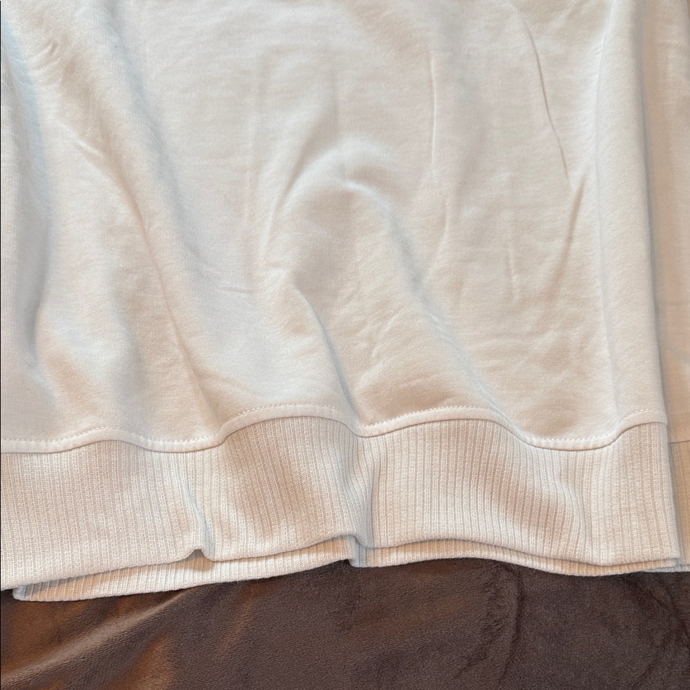 Splendid Ribbed Crewneck Long Sleeves Ribbed Cuffs and Hem Sweatshirt R13A - Picture 9 of 13